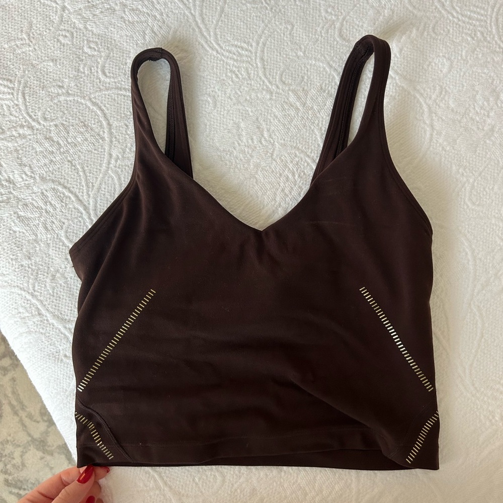 Lulu Lemon Align Tank in color French Press. Size 2